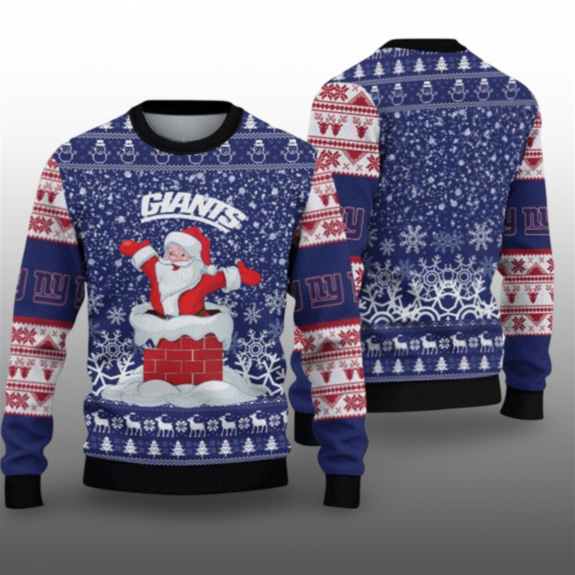 2025 NY Giants Festive Holiday Ugly Sweater 1 1 2025 NY Giants Festive Holiday Ugly Sweater 1 1