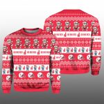 2025 Nebraska Huskers Go Big Red Ugly Christmas Sweater
