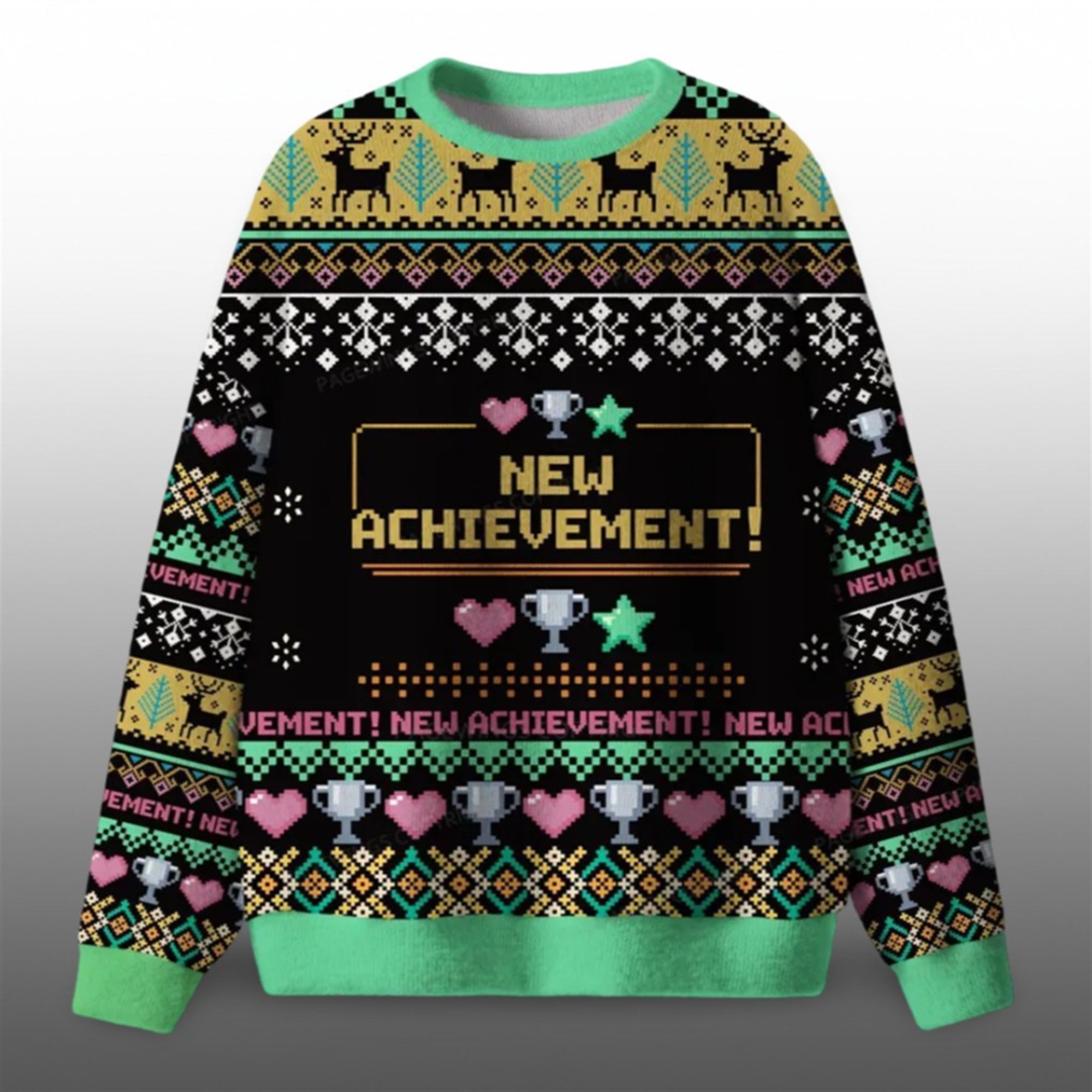 2025 New Achievement Ugly Christmas Sweater 1 2025 New Achievement Ugly Christmas Sweater 1 1