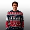 2025 New England Patriots Ugly Christmas Sweater 5 2025 New England Patriots Ugly Christmas Sweater 3