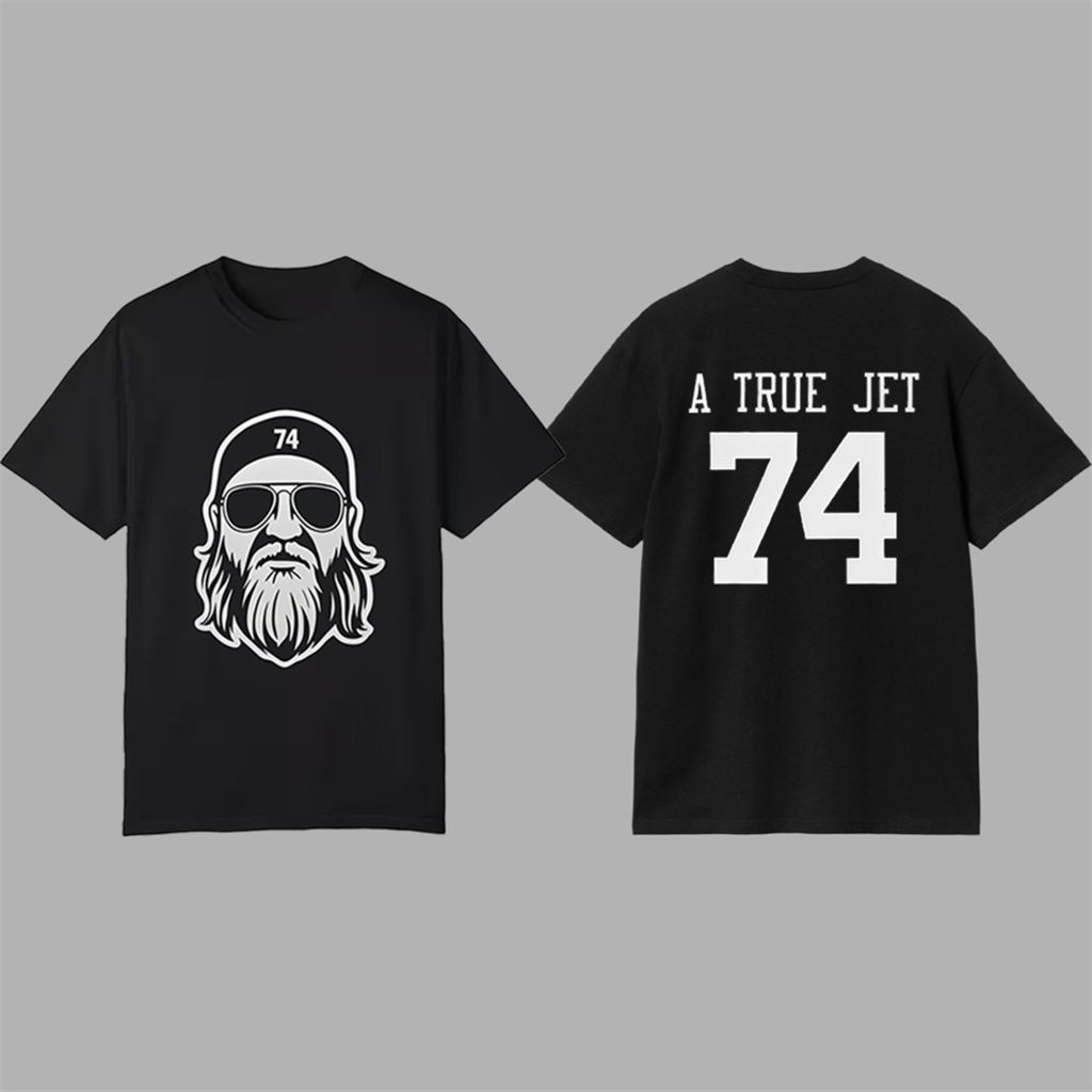 2025 New York Jets Nick Mangold A True Jet 74 Shirt - Grishko