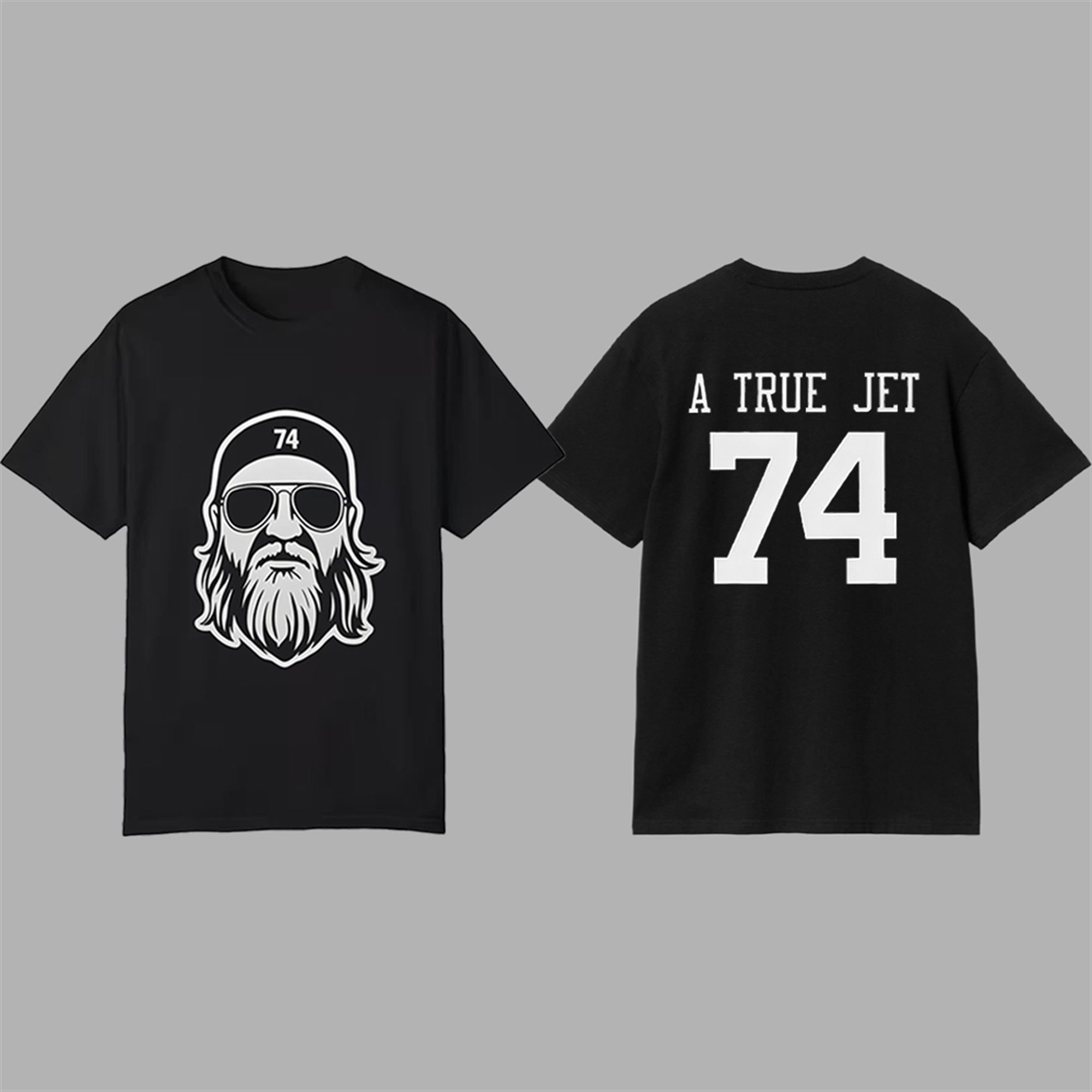 2025 New York Jets Nick Mangold A True Jet 74 Shirt 1 2025 New York Jets Nick Mangold A True Jet 74 Shirt 0 0