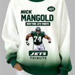 2025 Nick Mangold NY Jets Tribute Sweater