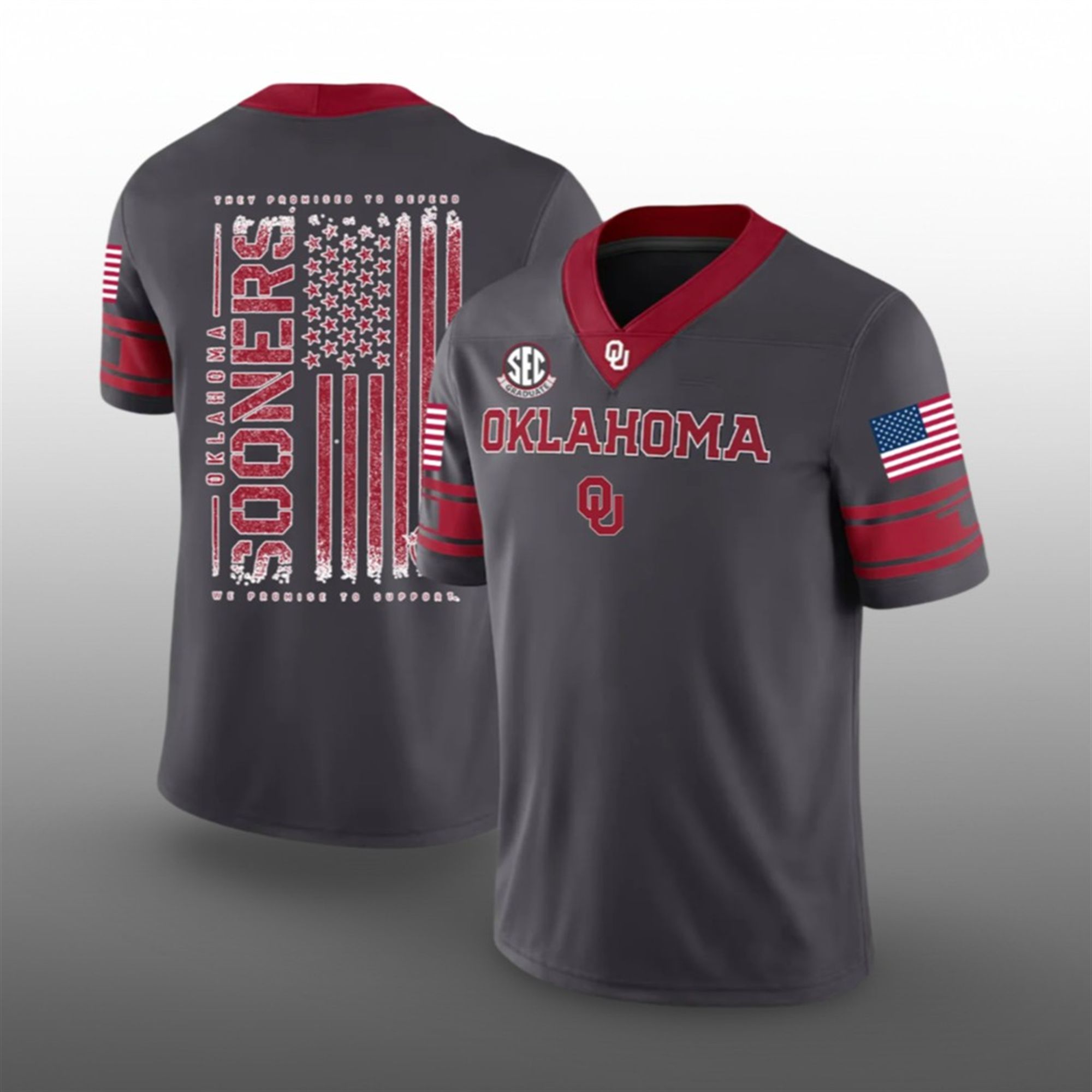 2025 Oklahoma They Promised To Defend We Promise To Support Jersey 1 1 2025 Oklahoma They Promised To Defend We Promise To Support Jersey 1 1
