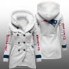 2025 Patriots Long Hooded Fleece Jacket 6 2025 Patriots Long Hooded Fleece Jacket 2