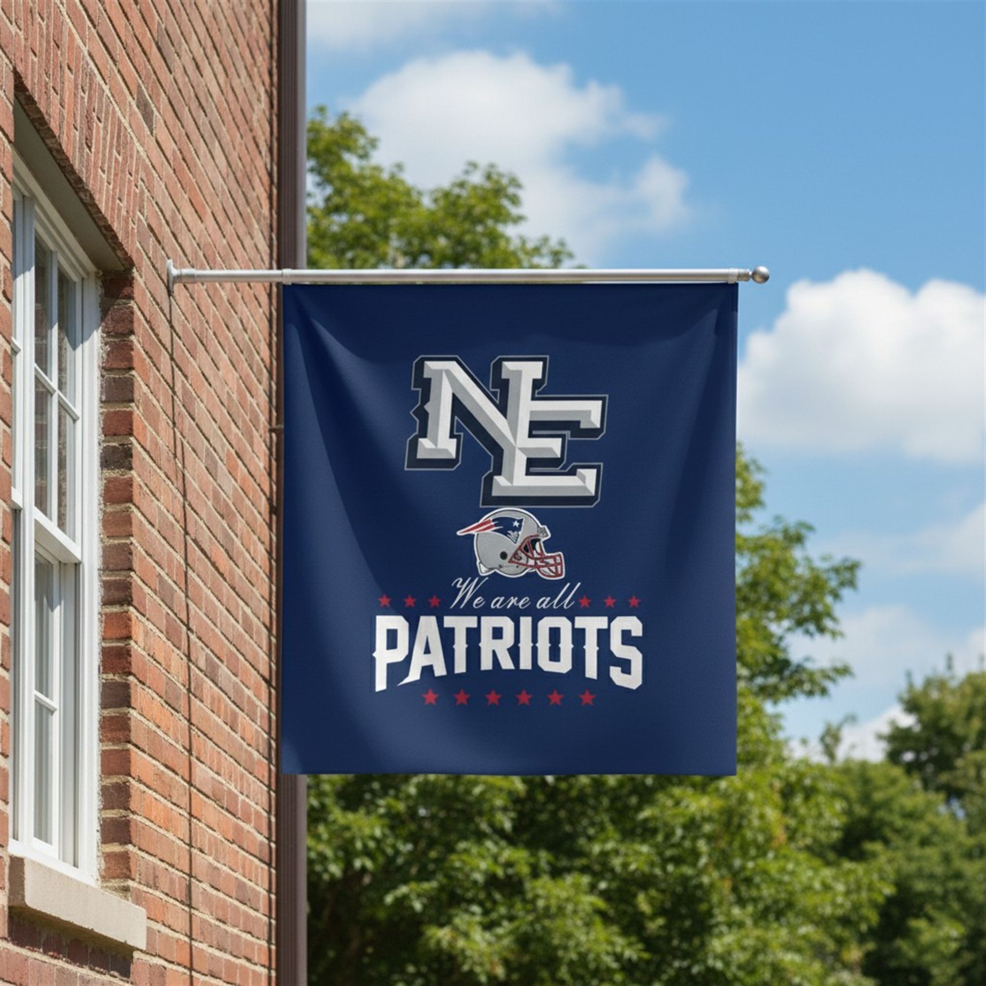 2025 Patriots Rivalries Nor Easter NE Blue Flag 2 2025 Patriots Rivalries Nor Easter NE Blue Flag 2