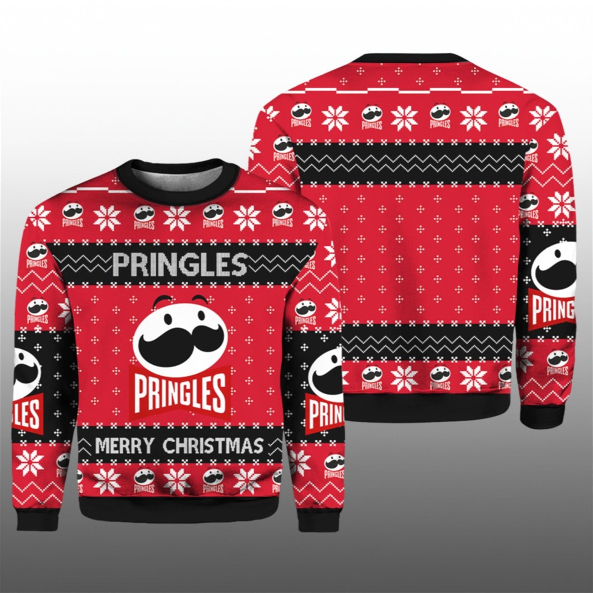 2025 Pringles Snack Brand Ugly Christmas Sweater 1 2025 Pringles Snack Brand Ugly Christmas Sweater 1 1