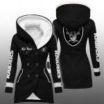 2025 Raiders Long Hooded Fleece Jacket