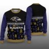 2025 Ravens Ugly Christmas Sweater 4 2025 Ravens Ugly Christmas Sweater 1 1