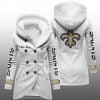 2025 Saints Long Hooded Fleece Jacket 10 2025 Saints Long Hooded Fleece Jacket 1