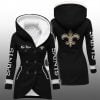 2025 Saints Long Hooded Fleece Jacket 6 2025 Saints Long Hooded Fleece Jacket 2