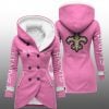 2025 Saints Long Hooded Fleece Jacket 7 2025 Saints Long Hooded Fleece Jacket 3