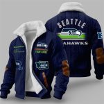 2025 Seahawks EST 1974 Winter Fleece Jacket