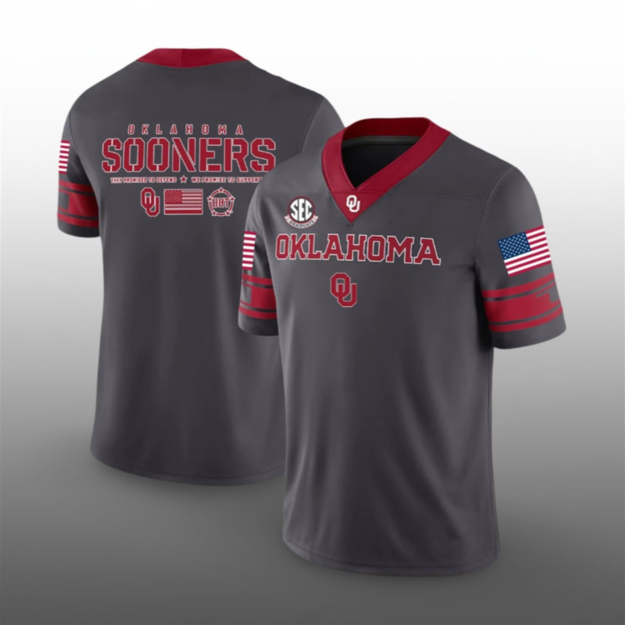 2025 Sooners Football Salute to Service Jersey 1 1 2025 Sooners Football Salute to Service Jersey 1 1