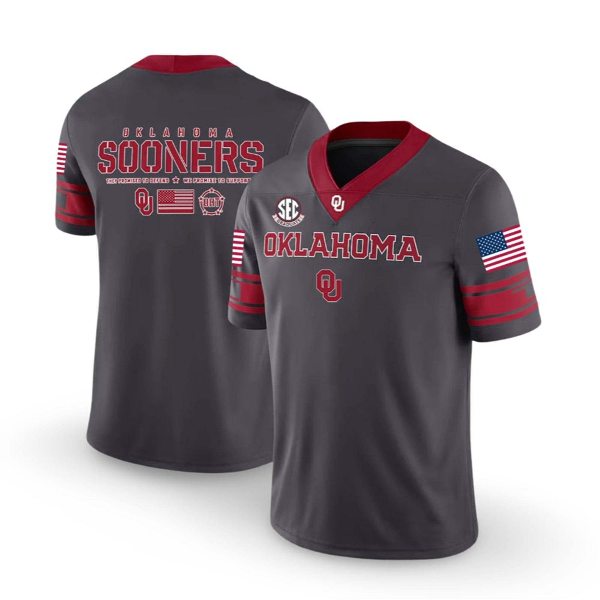 2025 Sooners Football Salute to Service Jersey 2 2025 Sooners Football Salute to Service Jersey 1 2