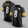 2025 Steelers Aaron Rodgers Week 9 Football Jersey 1
