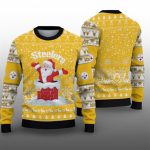 2025 Steelers Funny Santa Ugly Christmas Sweater