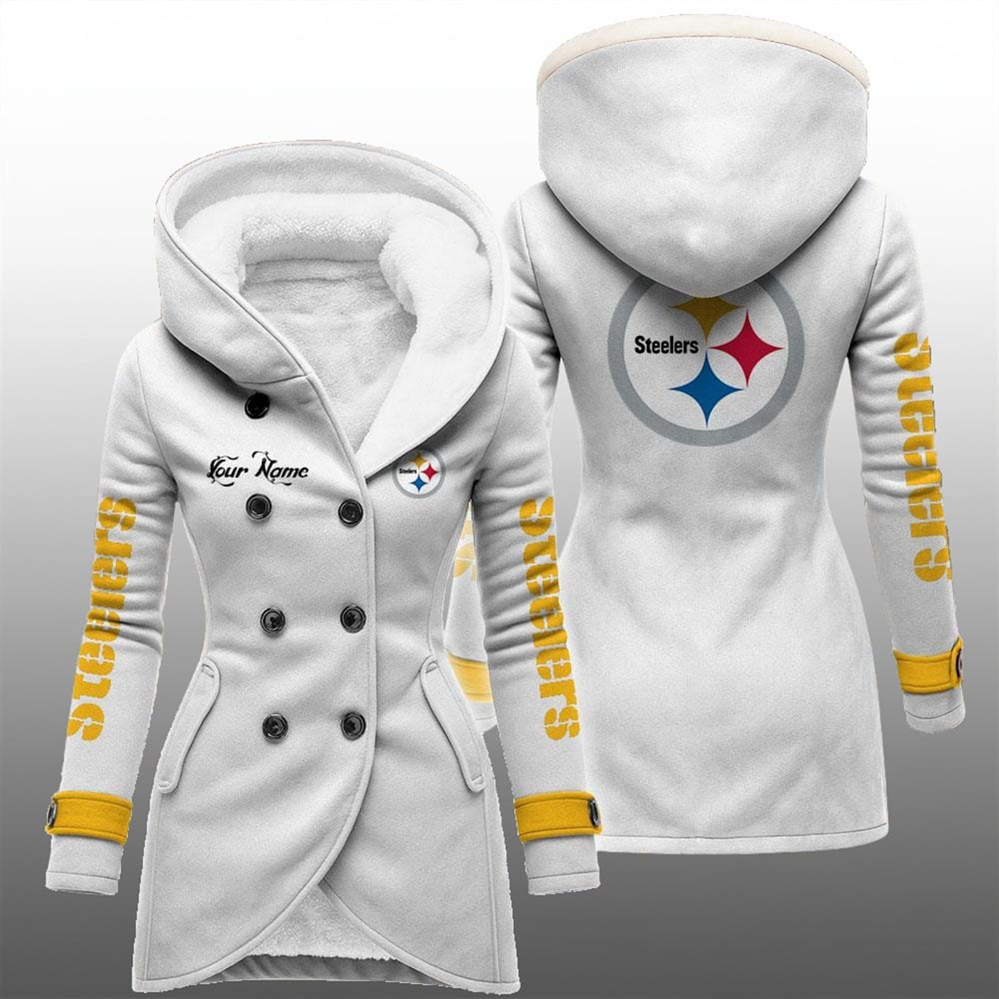 2025 Steelers Long Hooded Fleece Jacket 2 2025 Steelers Long Hooded Fleece Jacket 2