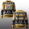 2025 Steelers Reindeer Football Christmas Ugly Sweater 1 1