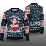 2025 Texans Santa Ugly Christmas Sweater