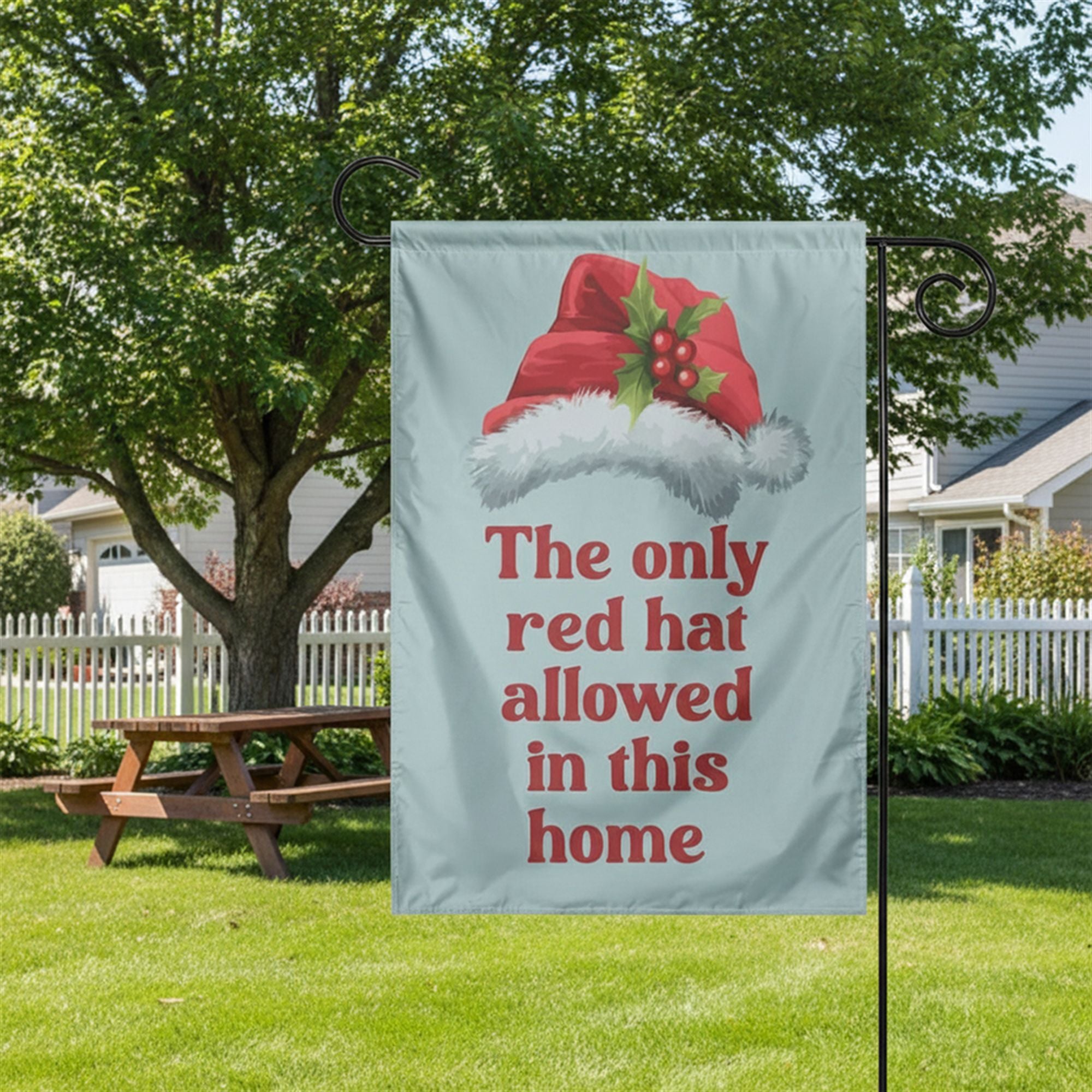 2025 The Only Red Hat Allowed In This Home Flag 2 2025 The Only Red Hat Allowed In This Home Flag 2