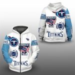 2025 Titans America's Team Zip Hoodie