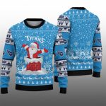 2025 Titans Funny Santa Ugly Christmas Sweater