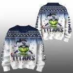 2025 Titans Grnch Season Christmas Ugly Sweater
