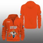 2025 UTEP Miners Football 93rd Homecoming Quarter Zip Hoodie