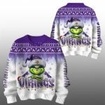 2025 Vikings Grnch Season Christmas Ugly Sweater