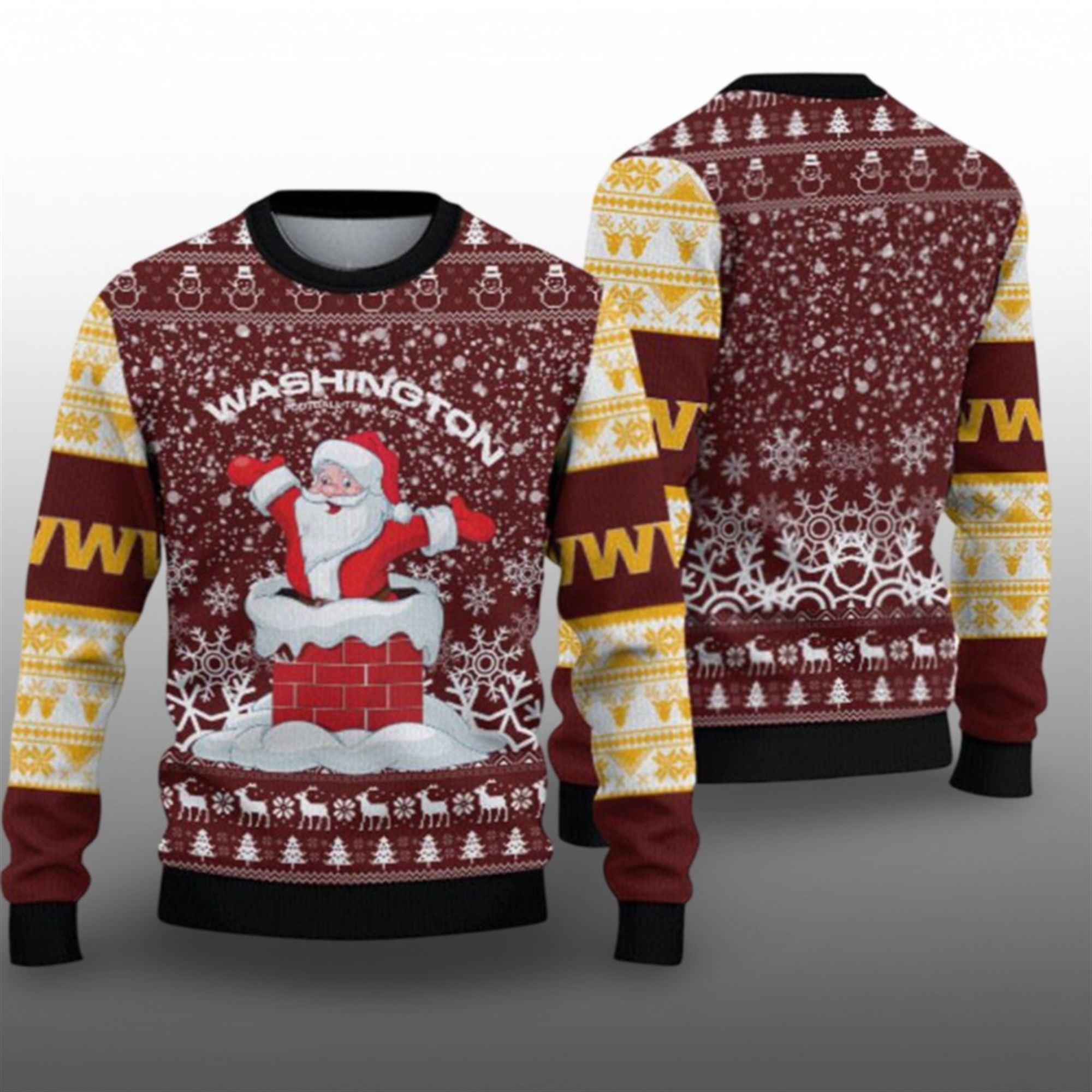 2025 Washington Funny Santa Ugly Christmas Sweater 1 1 2025 Washington Funny Santa Ugly Christmas Sweater 1 1