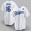 2025 Will Smith Dodgers World Series Baseball Jersey 1