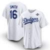 2025 Will Smith Dodgers World Series Baseball Jersey 2