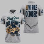 2025 World Series Champions LA Dodgers We Rule October Polo Shirt