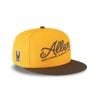 2025 Wyoming Cowboys Jost Allen Jersey Retirement Gold Hat 1 2