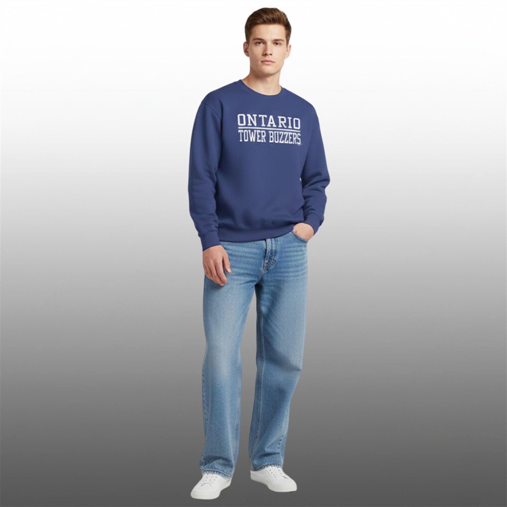 2026 Ontario Tower Buzzers Logo Text Sweatshirt 3 2026 Ontario Tower Buzzers Logo Text Sweatshirt 3