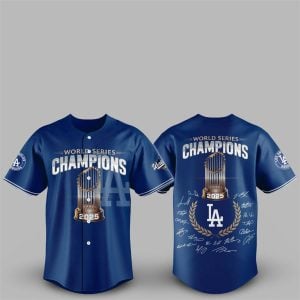 1 LA Dodgers World Series 2025 Champions Jersey