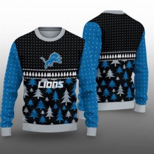 2025 Lions Ugly Christmas Sweater 1 1