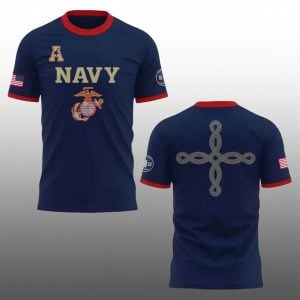 1 2025 Navy Midshipmen 250th US Marines Shirt