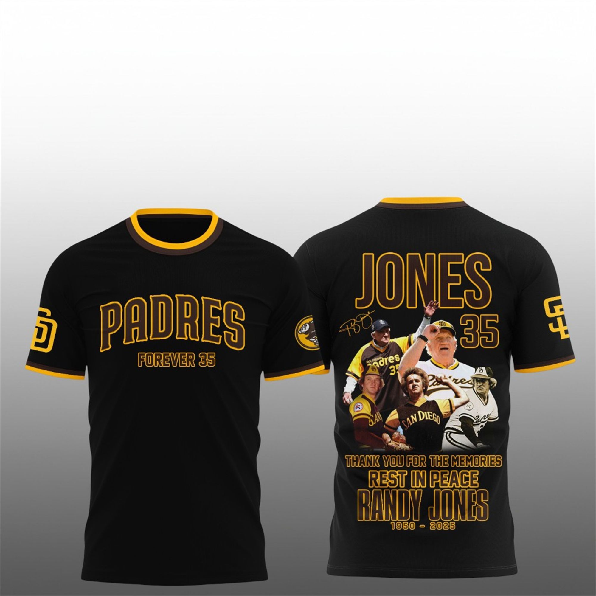 Padres Forever Randy Jones 2025 Memories Shirt 3 3 Padres Forever Randy Jones 2025 Memories Shirt