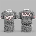 2025 Virginia Tech Stone Wall USA Shirt