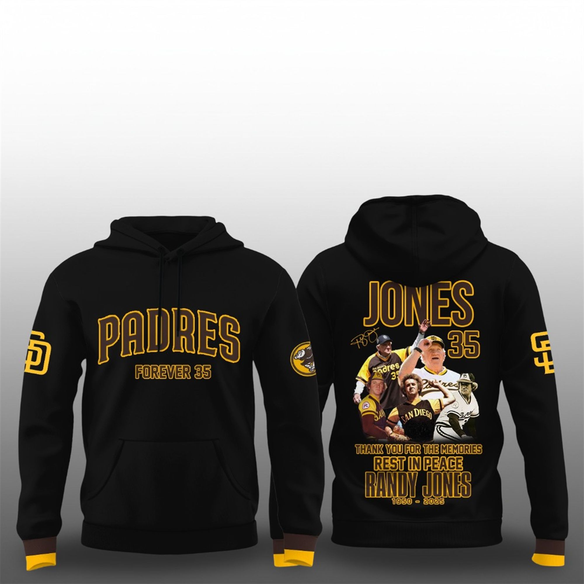 Padres Forever Randy Jones 2025 Memories Shirt 4 4 Padres Forever Randy Jones 2025 Memories Hoodie