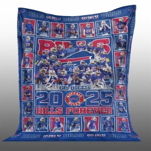 Go Bills 2025 Bills Forever Blanket 1 1