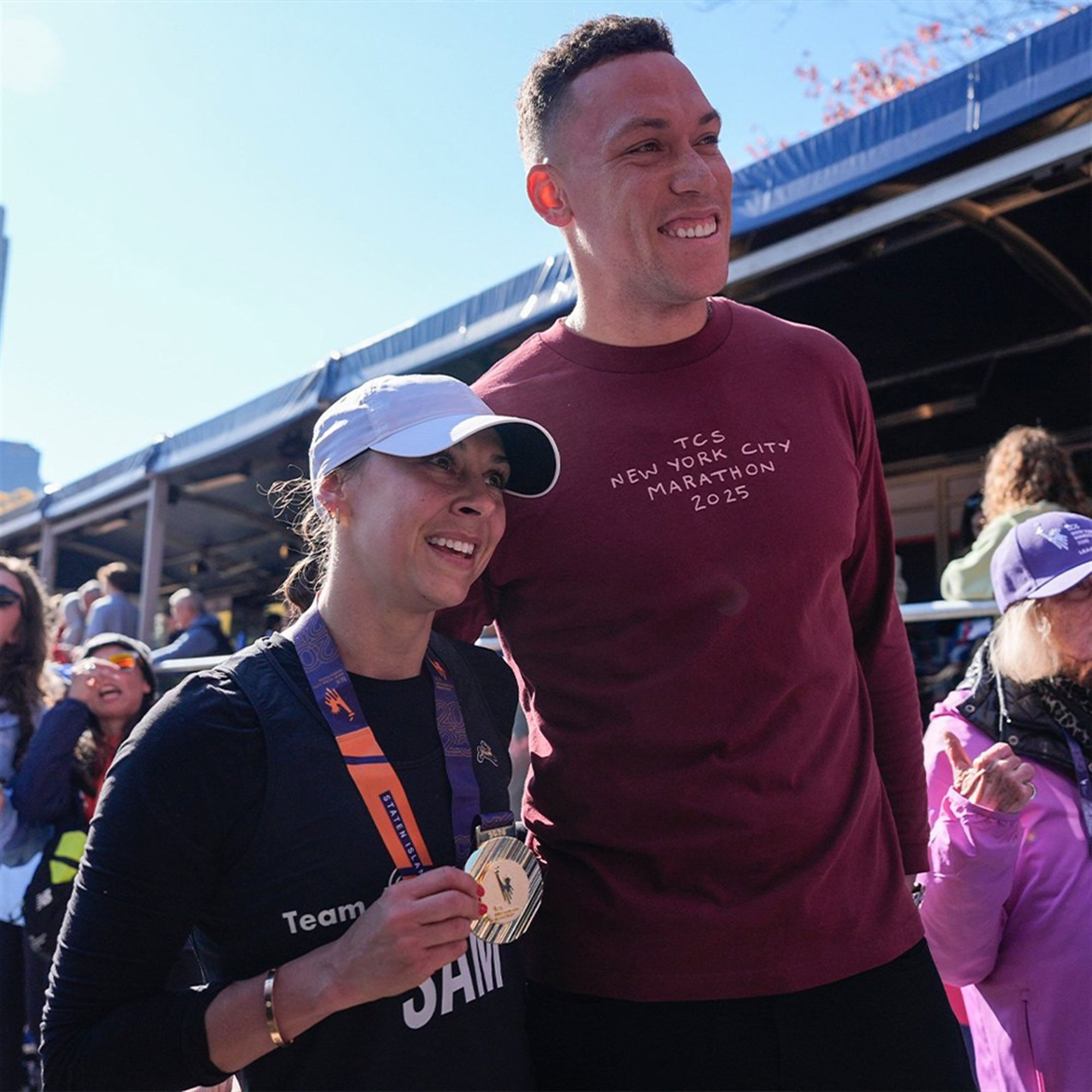 5 2025 Aaron Judge TCS New York City Marathon Shirt Cre: GG 5 2025 Aaron Judge TCS New York City Marathon Shirt Cre: GG