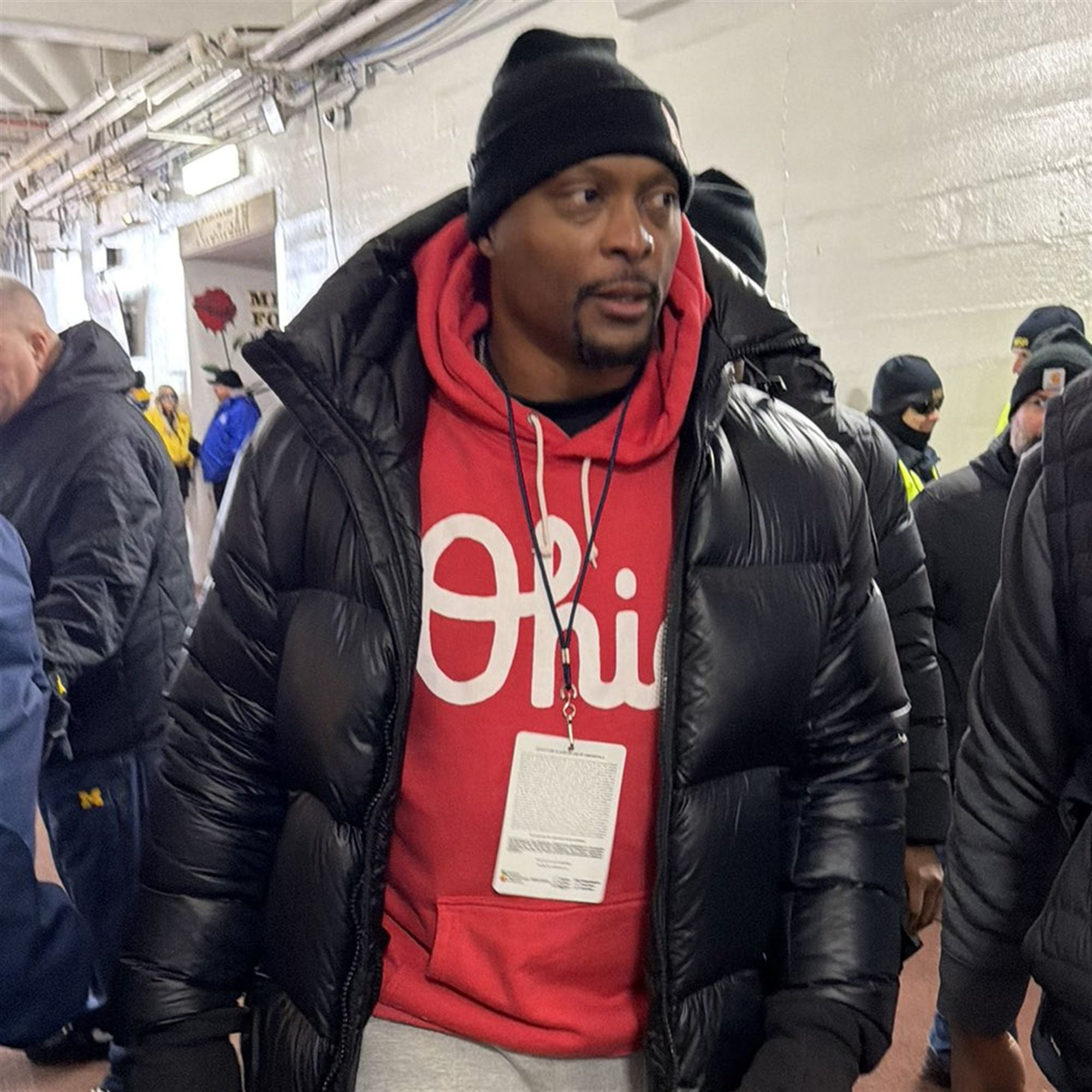 5 Coach Eddie George Ohio Hoodie 5 Coach Eddie George Ohio Hoodie