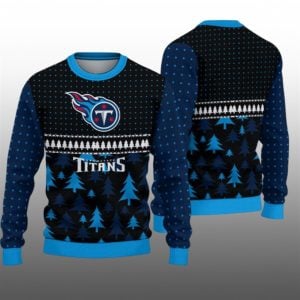 2025 Titans Festive Holiday Ugly Sweater 1 1
