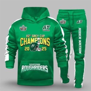 2025 Saskatchewan Roughriders 112TH Grey Cup Champions 2025 Hoodie 1