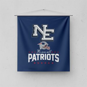 2025 Patriots Rivalries Nor Easter NE Blue Flag 1