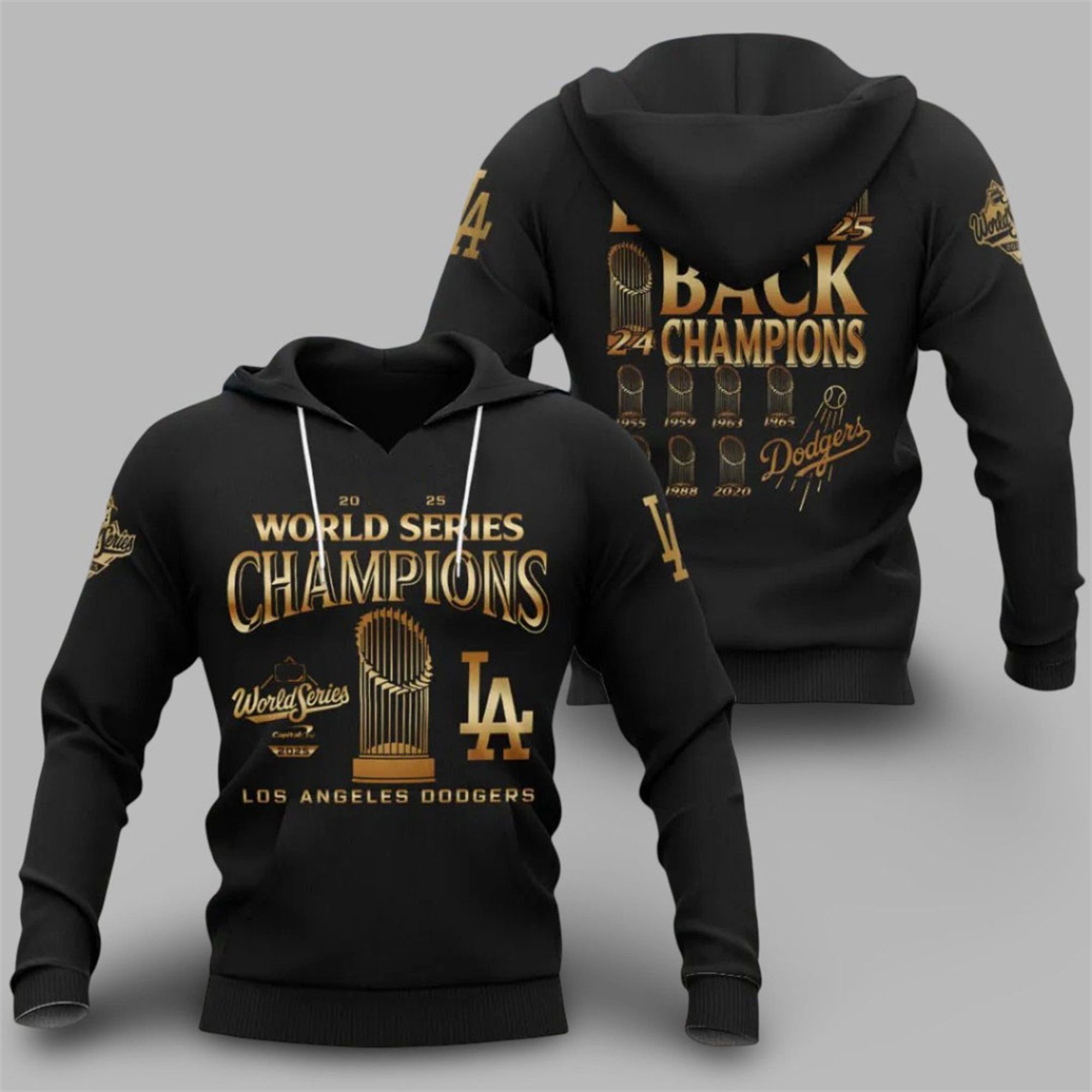 7 LA Dodgers 2025 World Series Win Back To Back Hoodie 7 LA Dodgers 2025 World Series Win Back To Back Hoodie