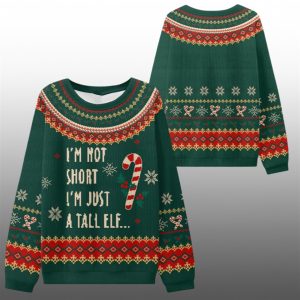 2025 Christmas Im Not Short Ugly Sweater 1 1